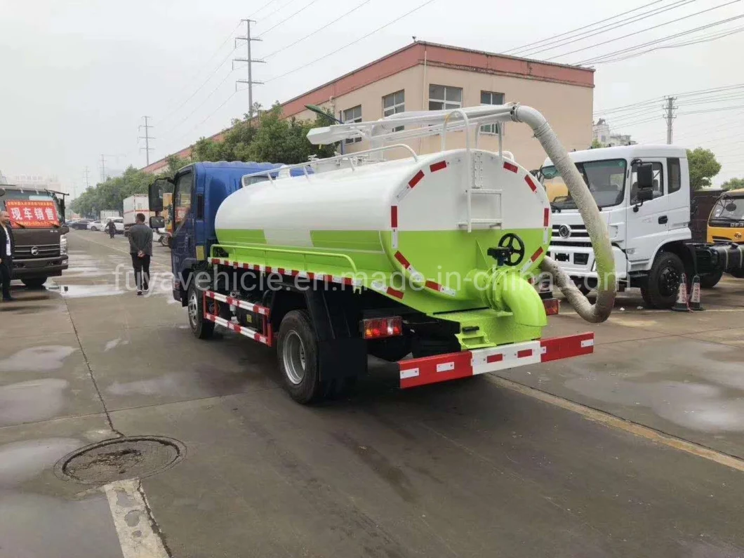 Kama 4000L Liquid Waste Disposal Truck 5000L Fecal Suction Truck Price Dimension