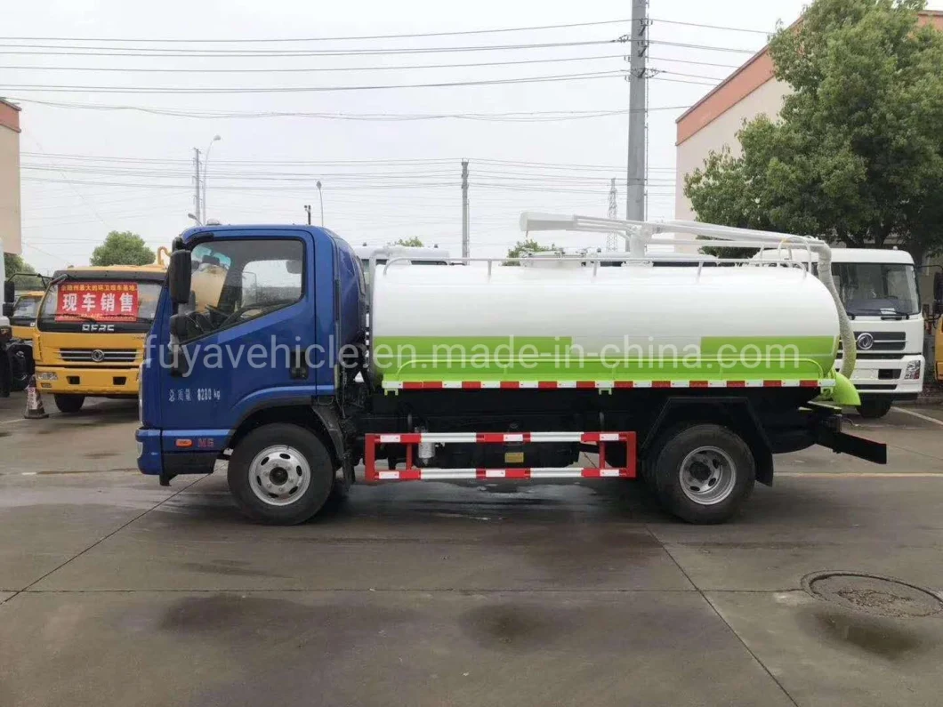 Kama 4000L Liquid Waste Disposal Truck 5000L Fecal Suction Truck Price Dimension