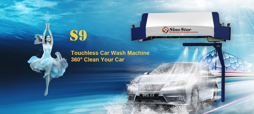 Newest Tech No Boiler High Safety High Pressure Pump Mobile T12 Touchless Steam Car Washer Machine for Outdoor Cleaning