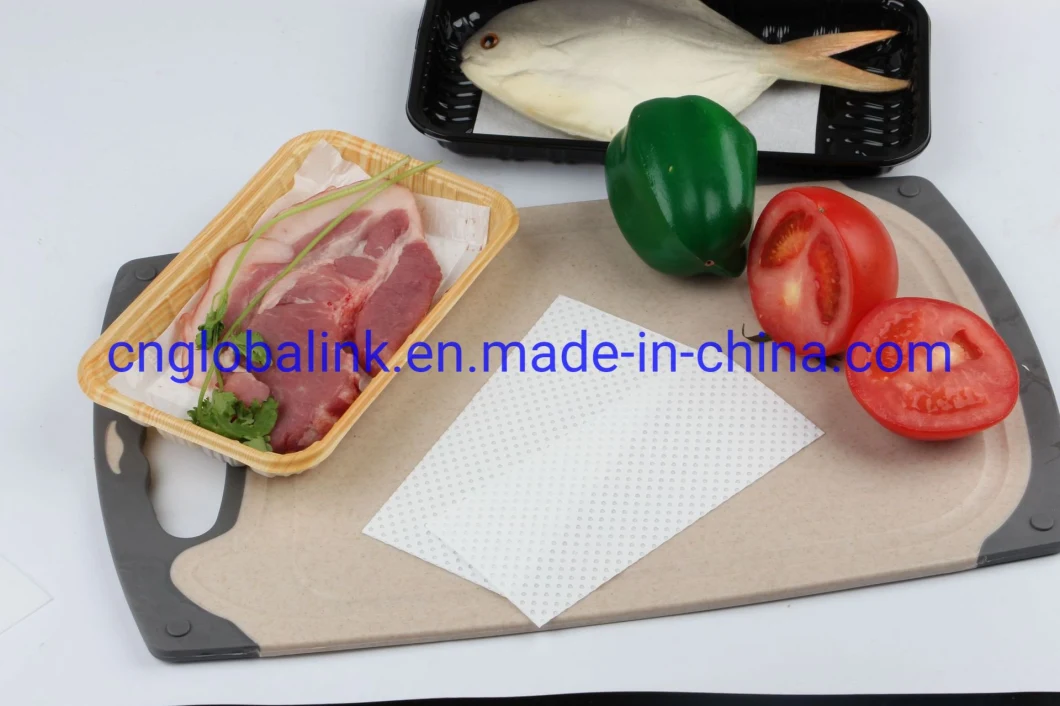 Meat Pad Fish Pad Disposable Absorbent Pad with Black Color