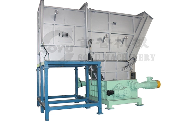 Solid and Hazardous Waste Barrels Containing Pollutants, Solid-Liquid Mixed Waste Shredding or Crushing Machine Shredder